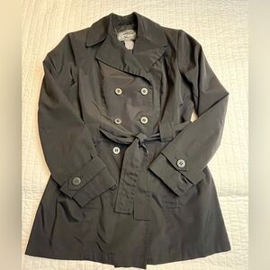 Cyclone black water repellent lightweight jacket